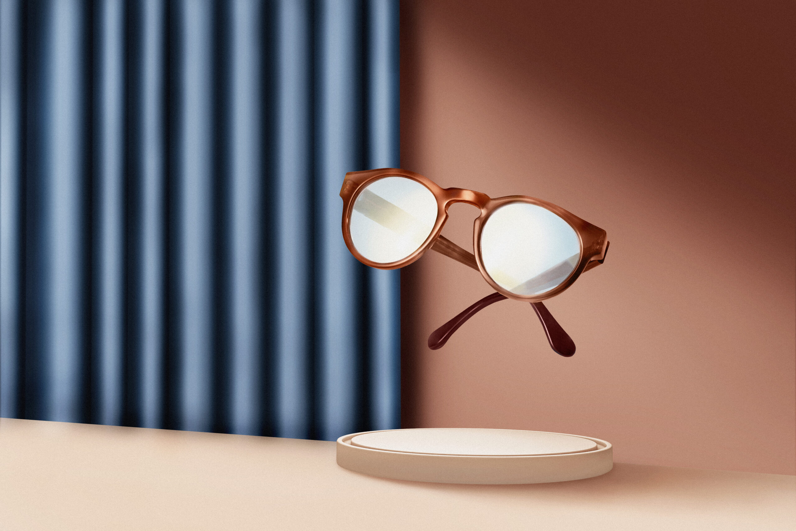 levitating-product-display-with-eyeglasses